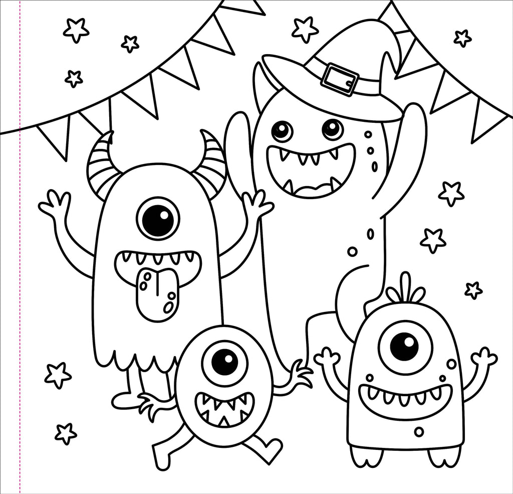 Color Me Spooky Halloween Adult Coloring Book