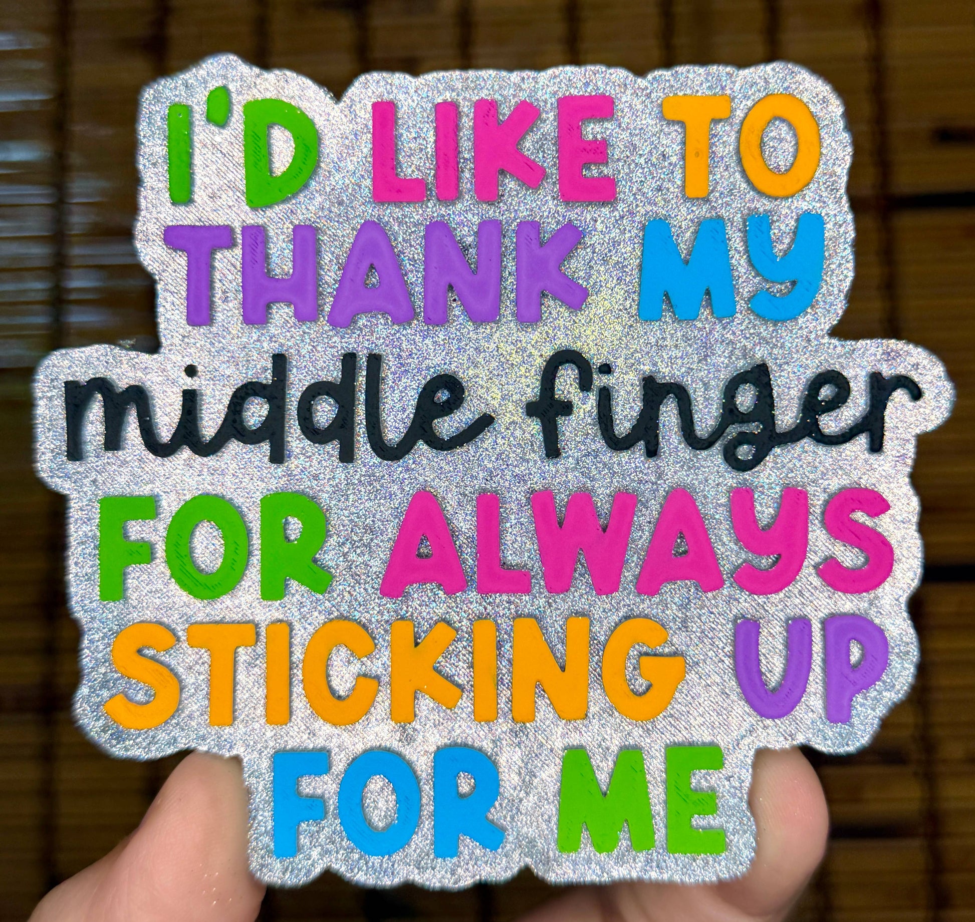 Middle Finger Freshie | Car Air Freshener | Funny Freshie