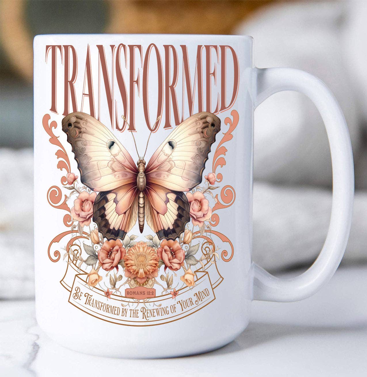 Transformed Renewing your Mind Spiritual Coffee Mug