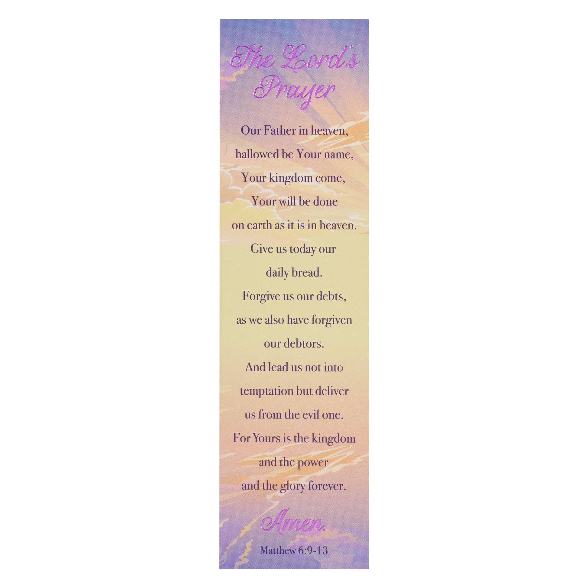 Bookmark Pack Sky The Lord's Prayer Matt. 6:9-13