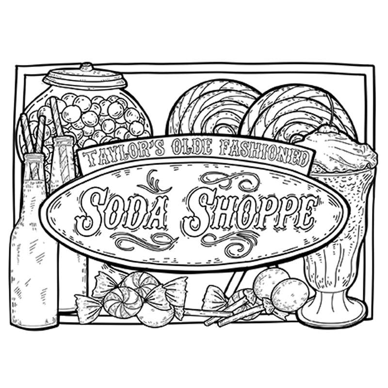 Gilmore Girls: Greetings from Stars Hollow (coloring)