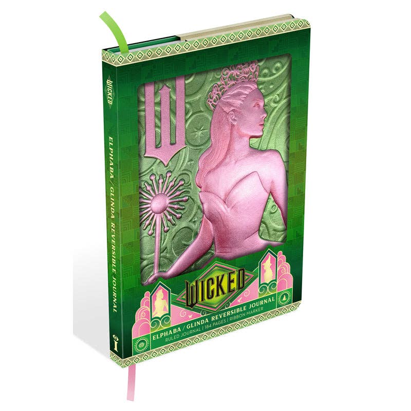 Wicked: Elphaba / Glinda Reversible Sculpted Journal