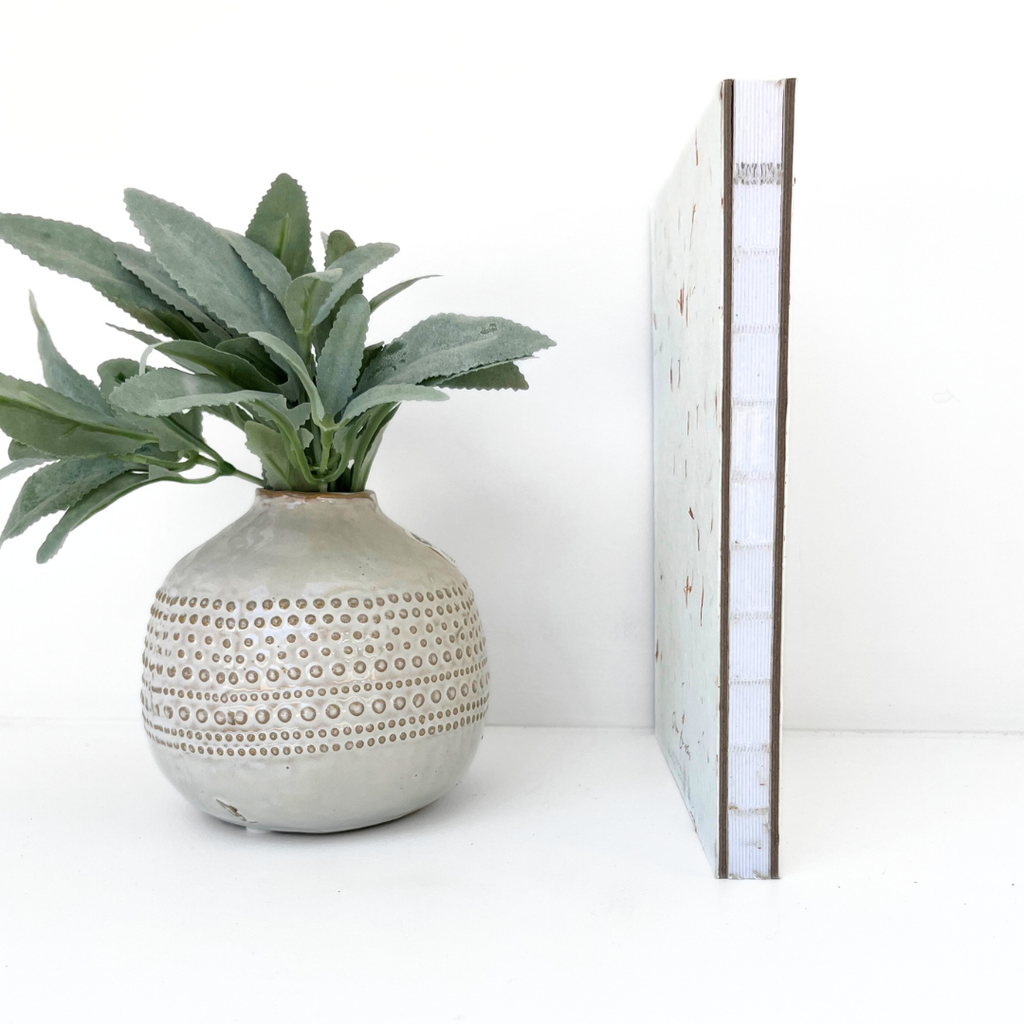 Journal Notebook Planner | Dot Grid Lined Petal Seed Paper