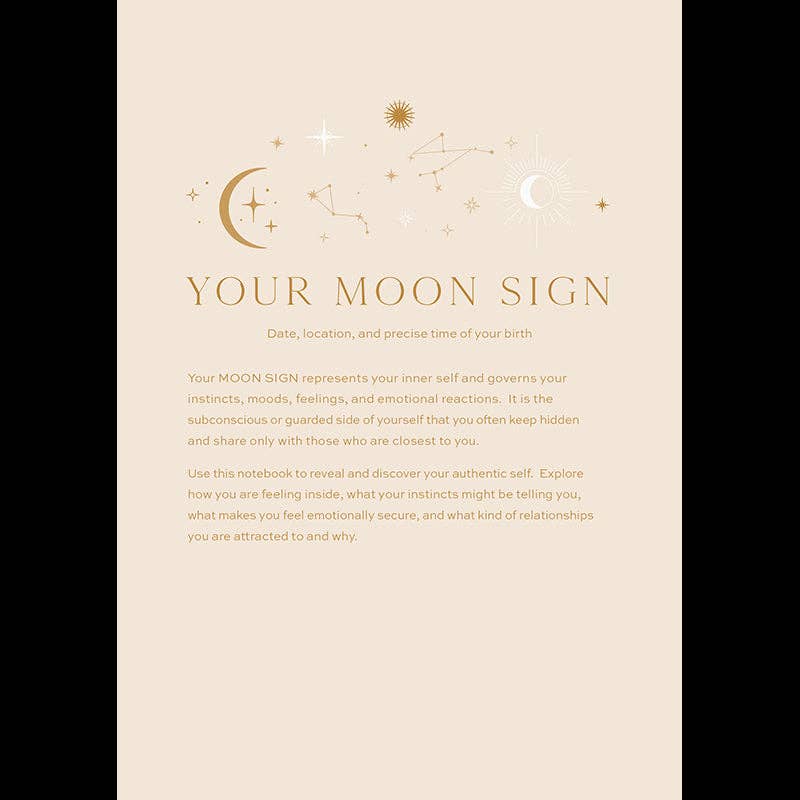 Sun Moon Rising Astrology Notebook Set