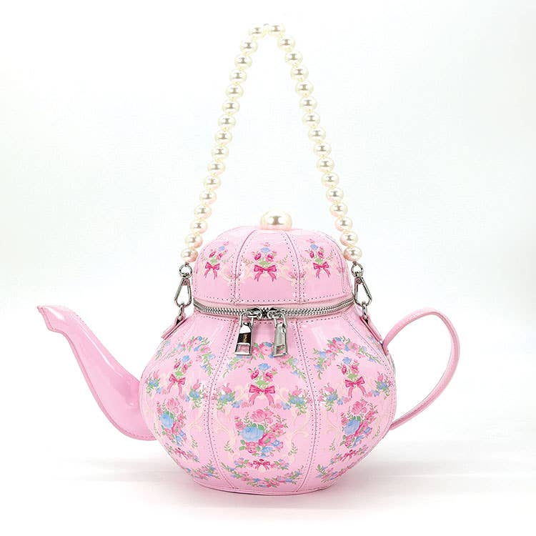 Pretty Pink Teapot Bag