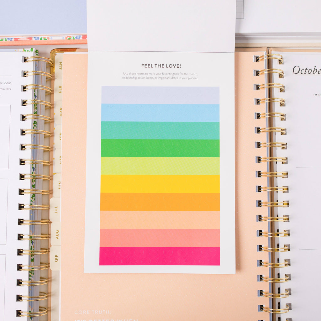 Goal Setting Sticker Book - Painted Flower Stickers