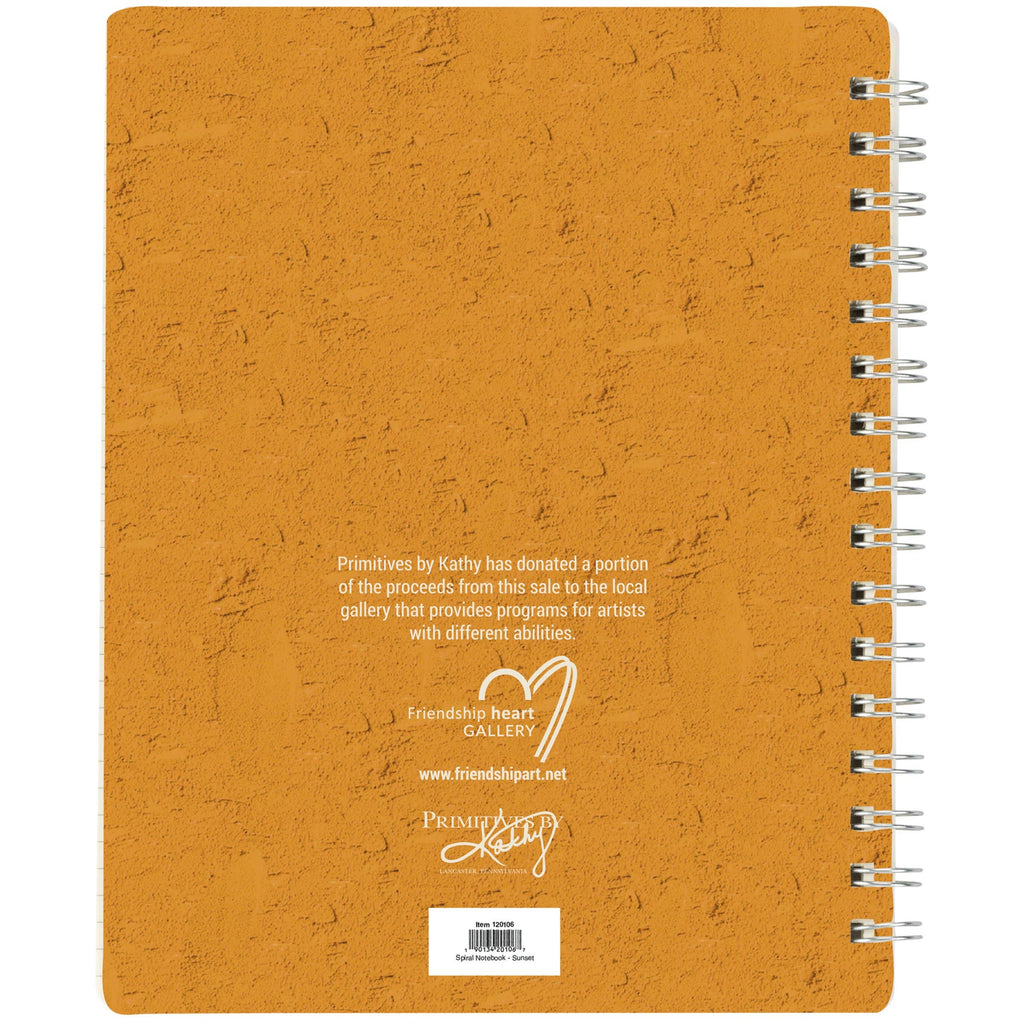 Sunset Spiral Notebook
