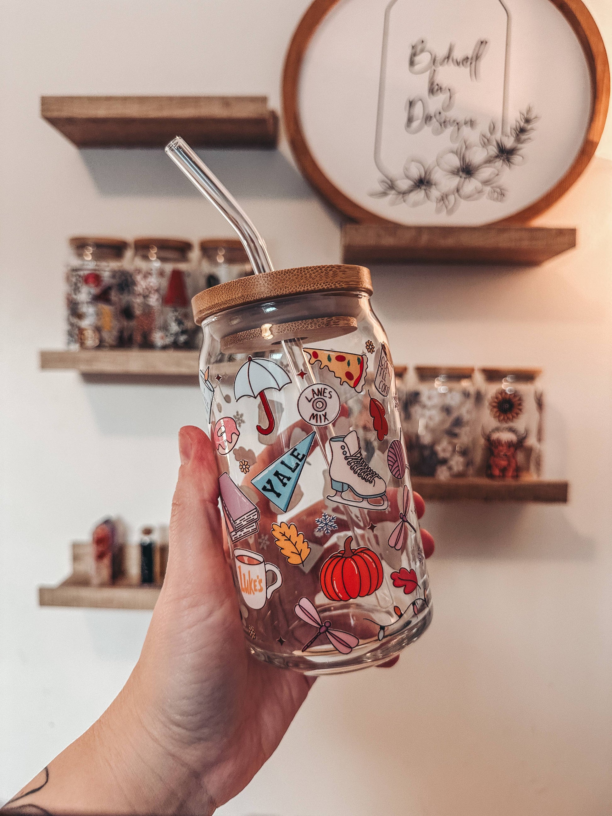 Gilmore Girls Glass 16oz Cup