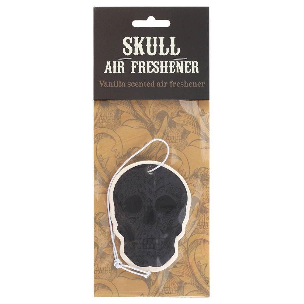 Pack of 6 Skull Vanilla Scented Air Freshener