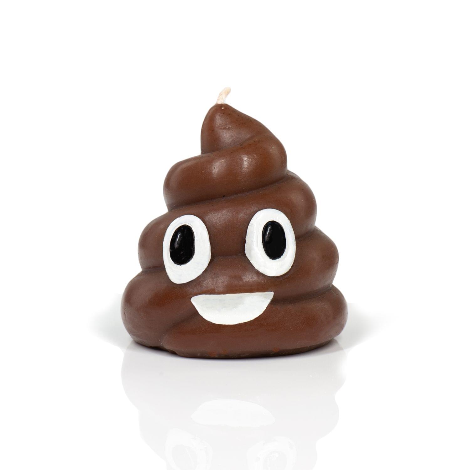 My Sh*T Doesn't Stink Poop Emoji Candle, Rose Scented