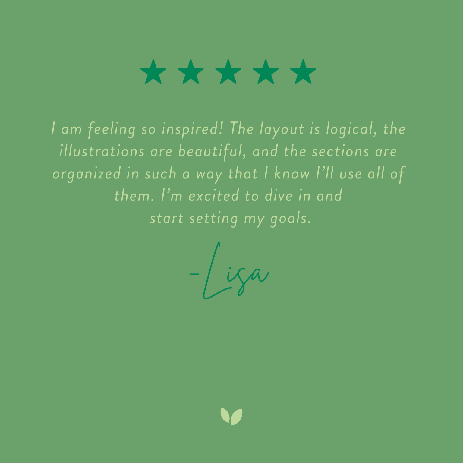 2026 One-Year PowerSheets® Goal Planner | Leaf