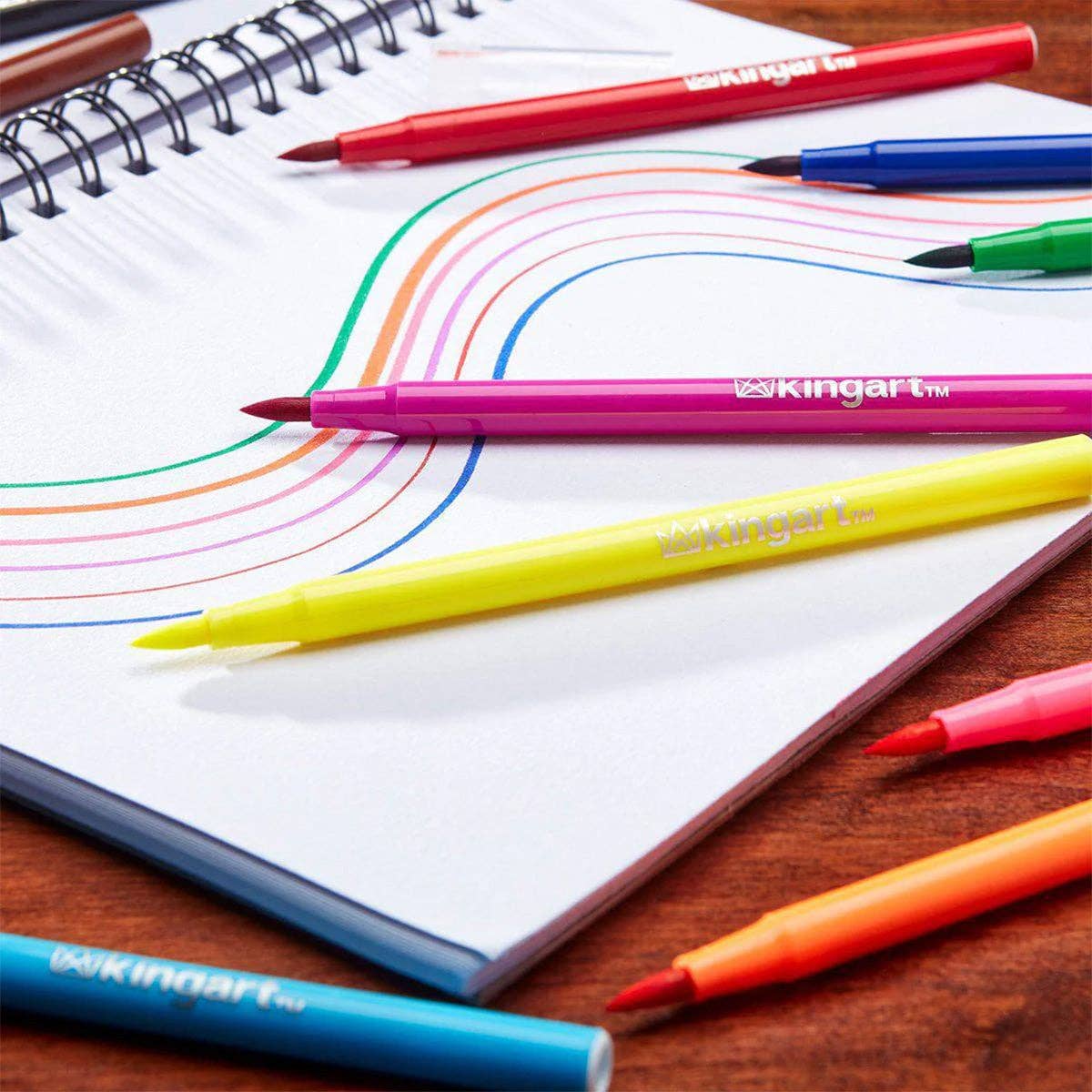 Coloring Brush Markers 12 Colors
