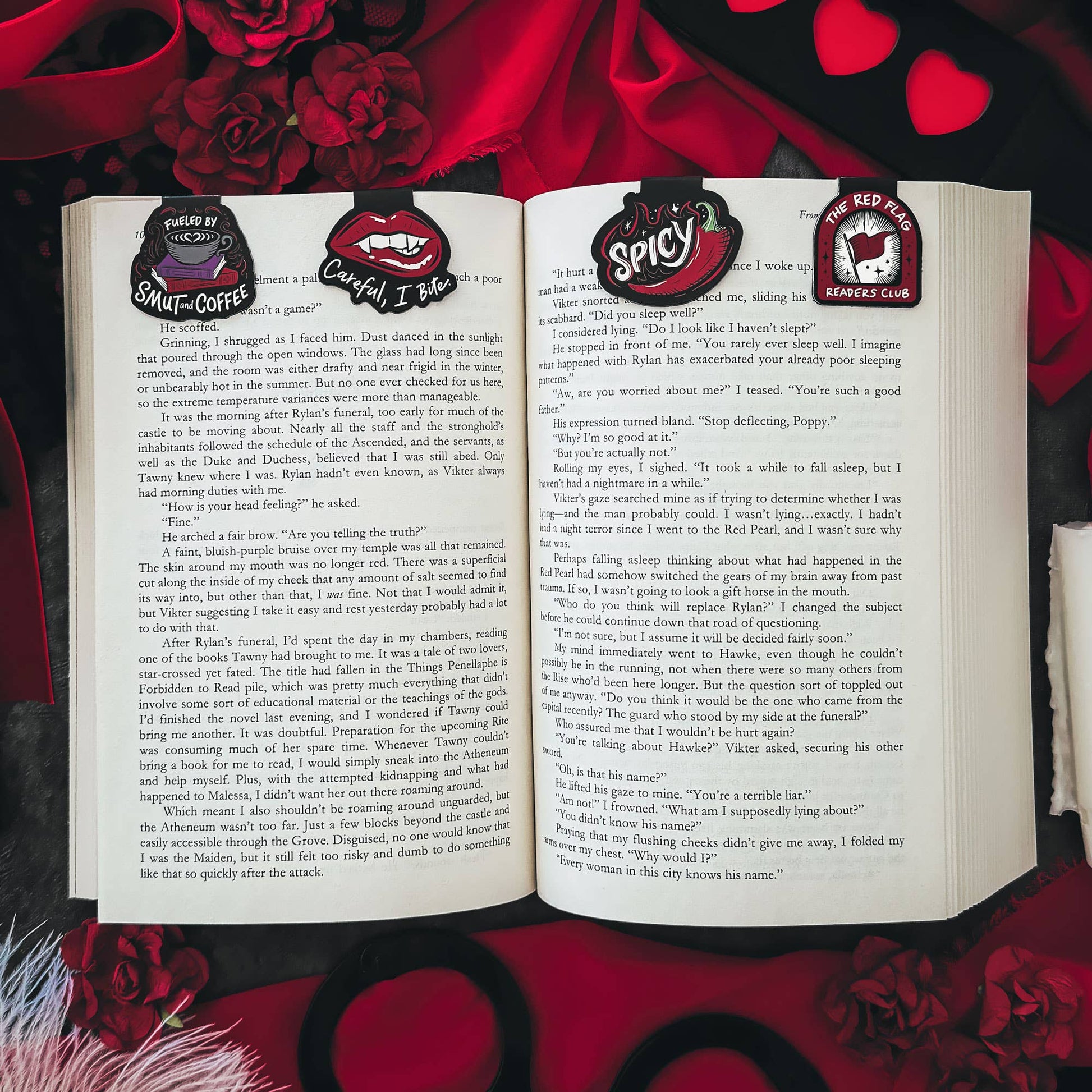 A Little Wicked Magnetic Bookmarks (4-Pack)