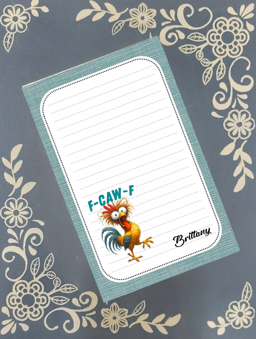 Notepad Adult Chicken Foul Language