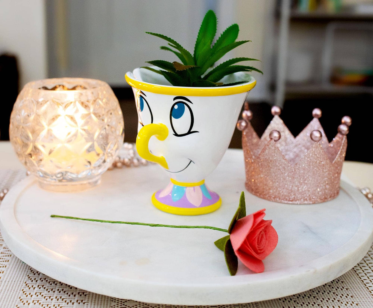 Disney Beauty and the Beast Chip Mini Planter