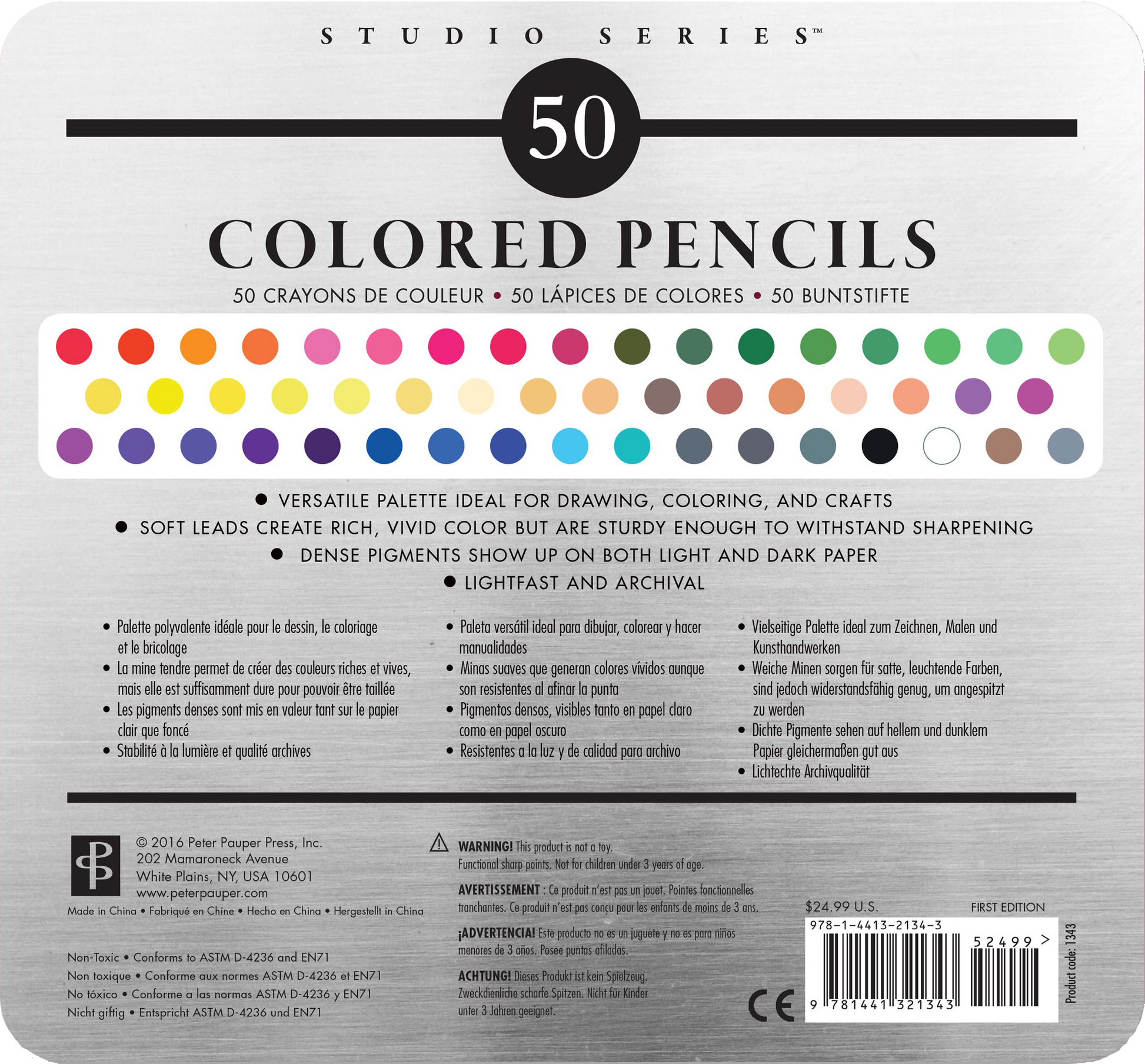 Studio Series Deluxe Colored Pencil Set (Set of 50)