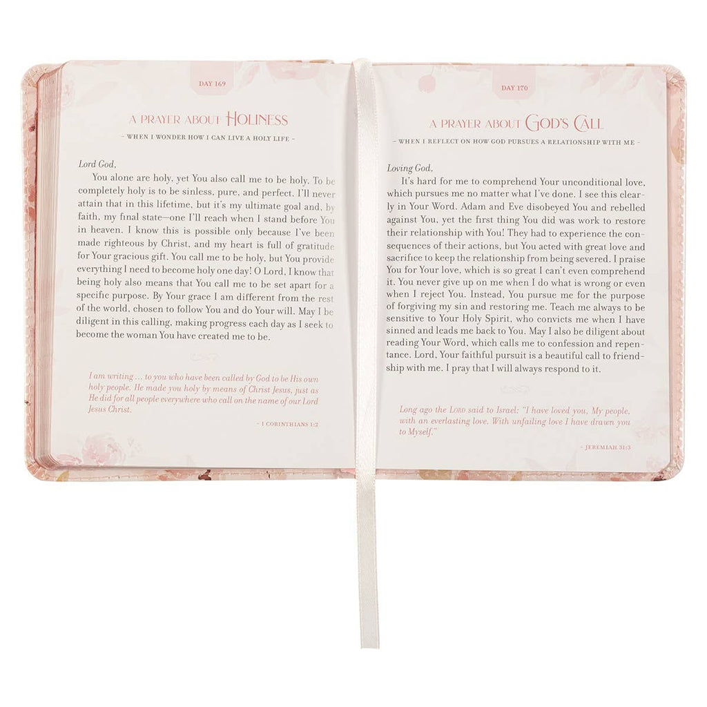 Devotional Daily Prayers for Women Faux Leather