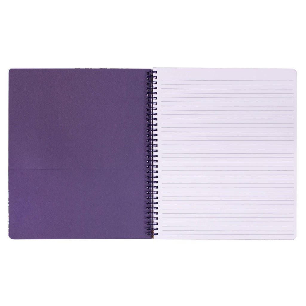 Large Notebook, Purple Vine Ditsy