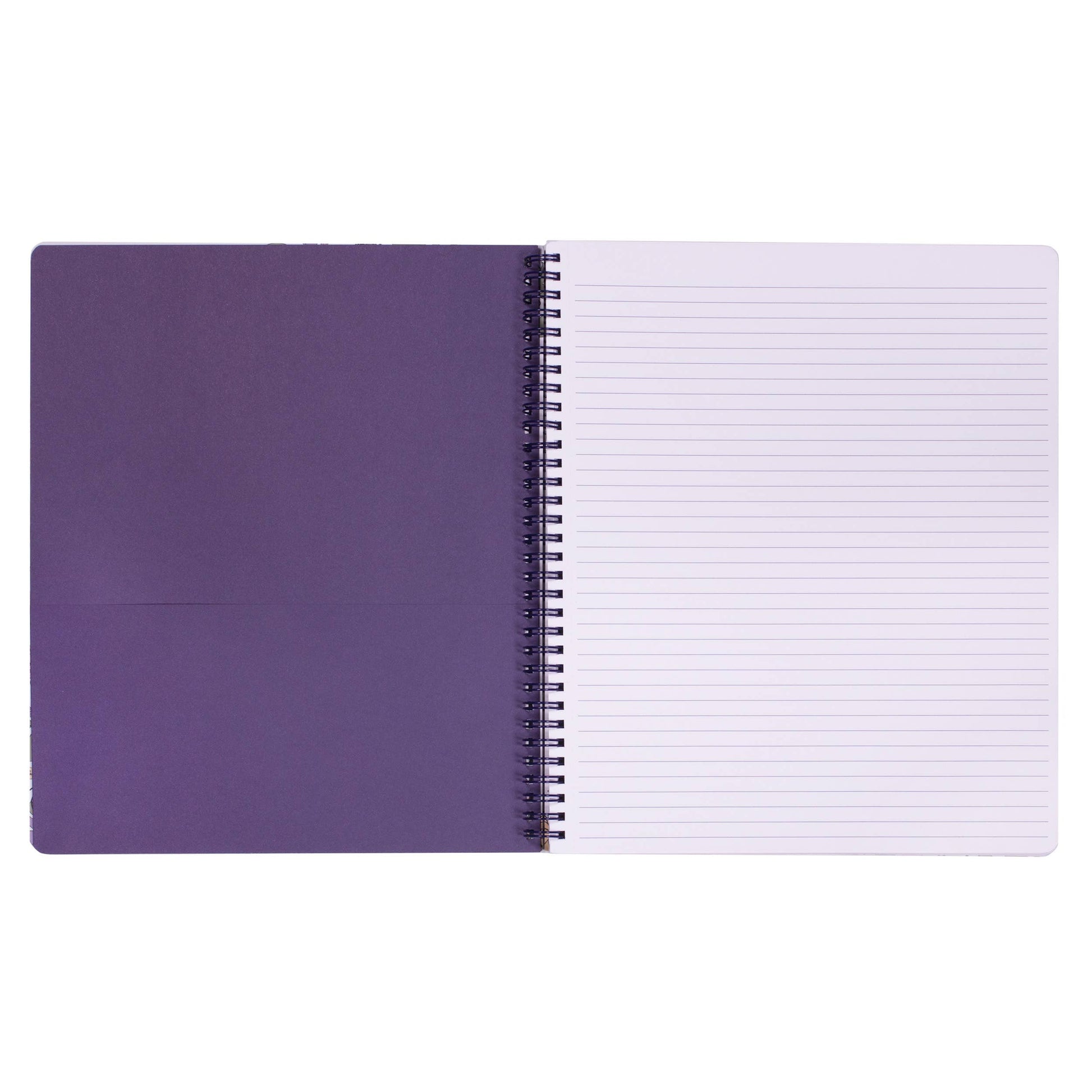 Large Notebook, Purple Vine Ditsy