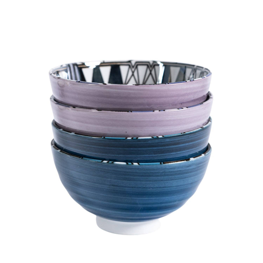 Frank Lloyd Wright Imperial Hotel "Peacock" Small Bowl Set