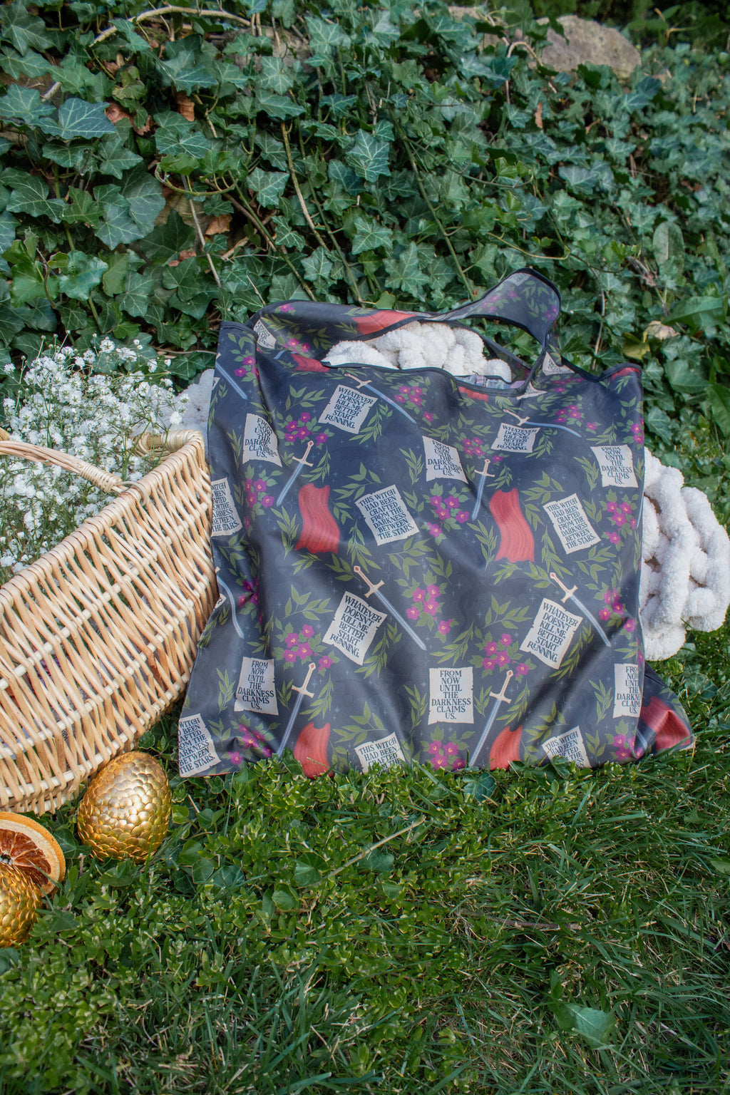 Throne of Glass Manon | Reusable Bookish Grocery Tote Bag