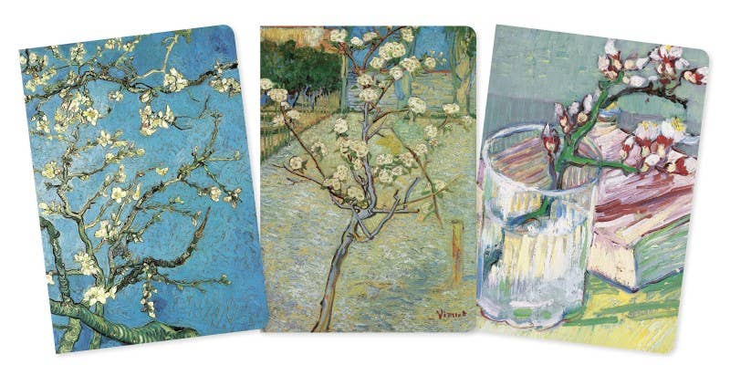 Vincent Van Gogh: Blooms Set of 3 Standard Notebooks