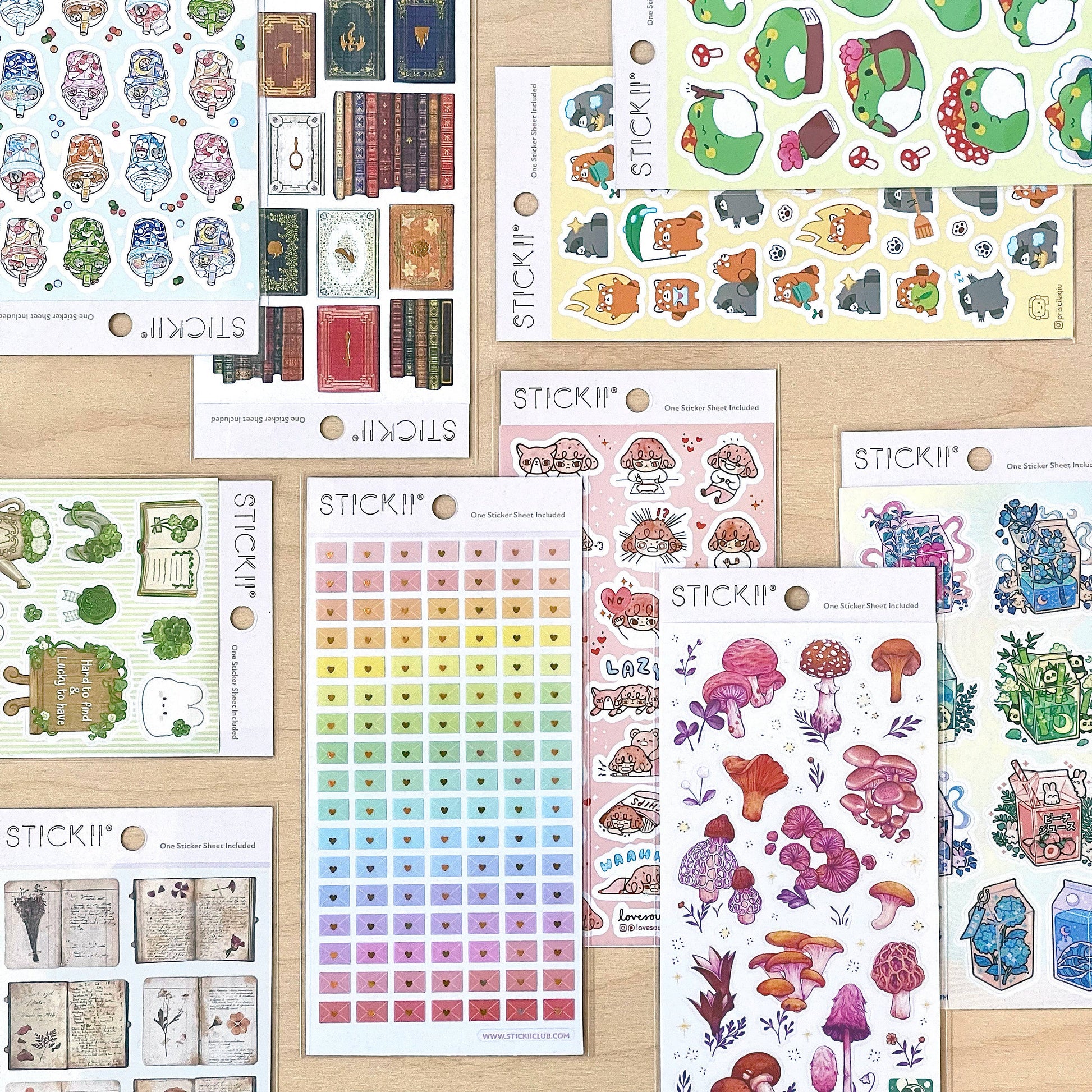 Night Sky Washi Strips Sticker Sheet
