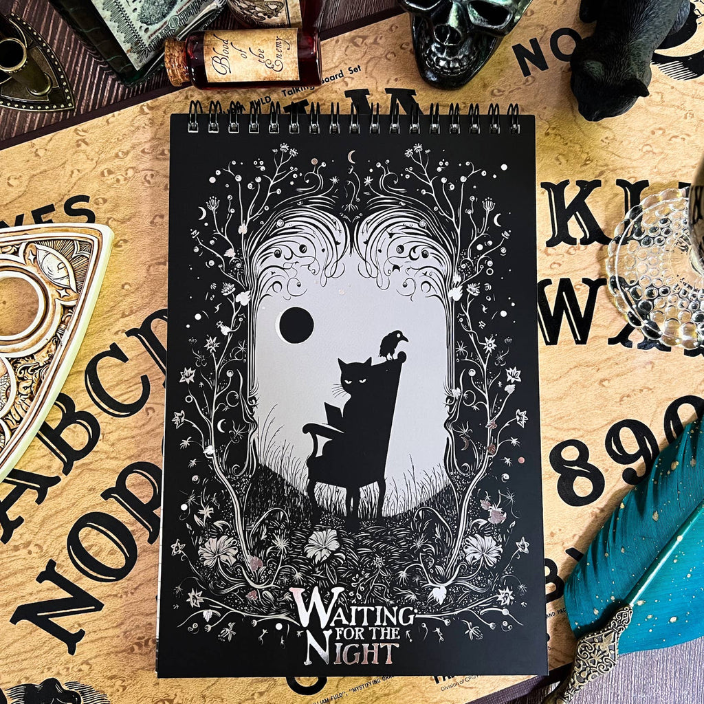 Waiting for the Night Top-Spiral Steno Notepad (6'' x 9'')