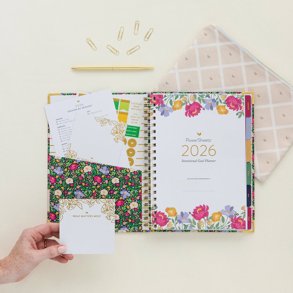2026 One-Year PowerSheets® Goal Planner | Leaf