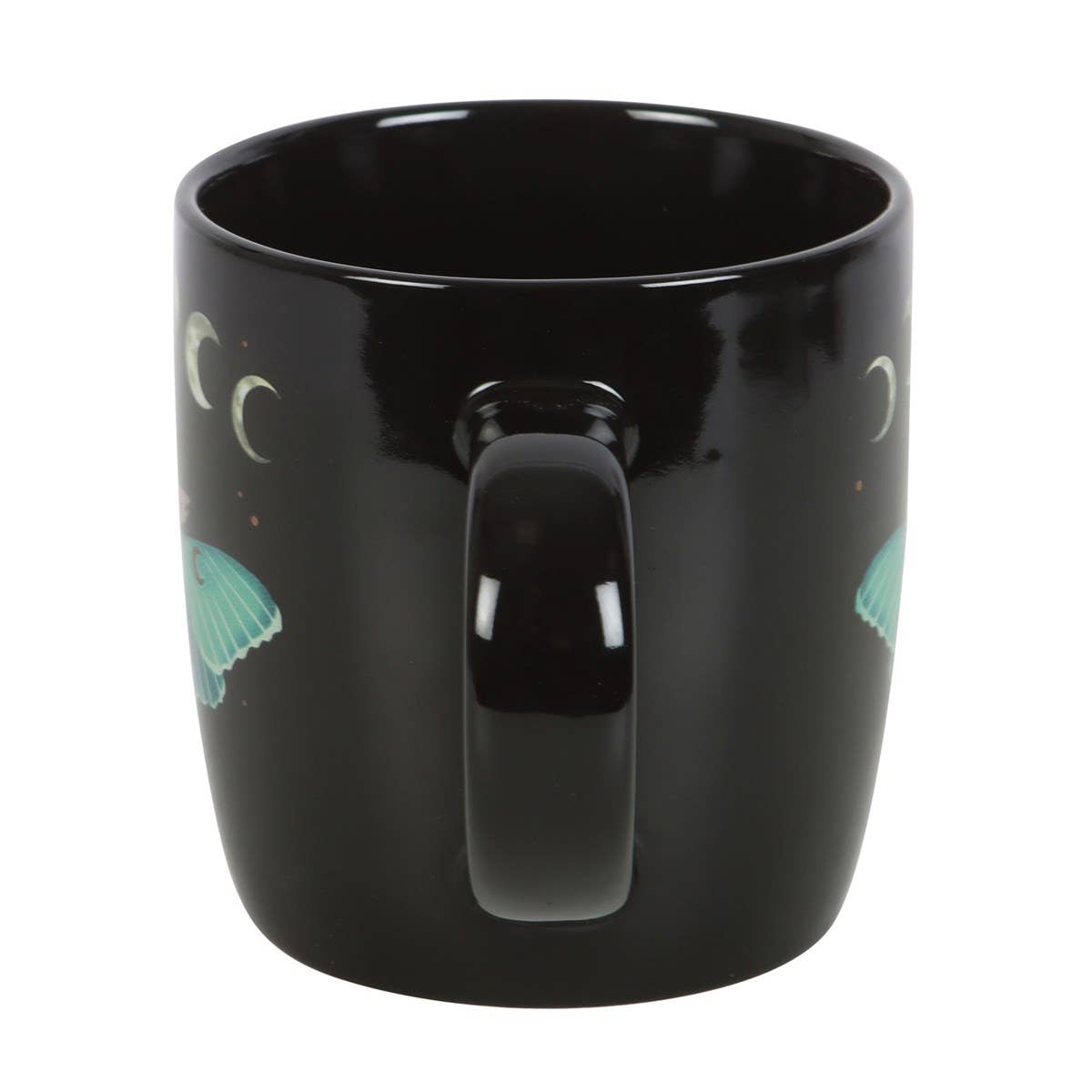Dark Forest Luna Moth Ceramic Mug