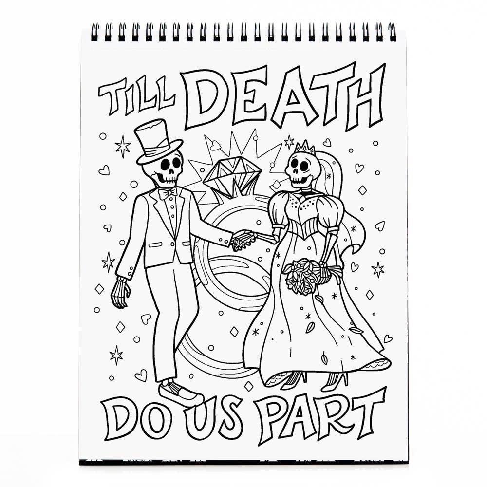 Waiting for the Night Gothic Love Coloring Book
