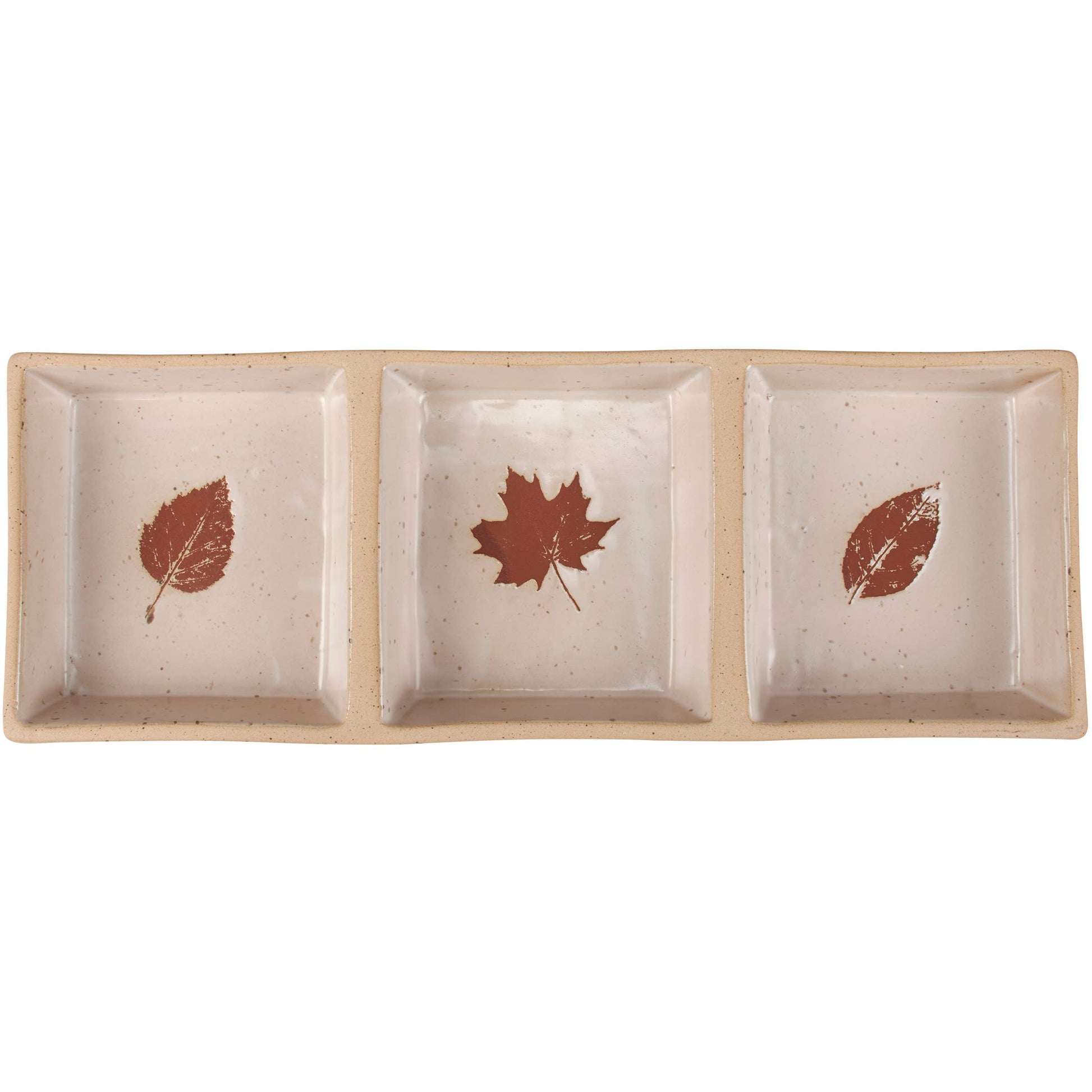 Fall Leaves Tidbit Tray