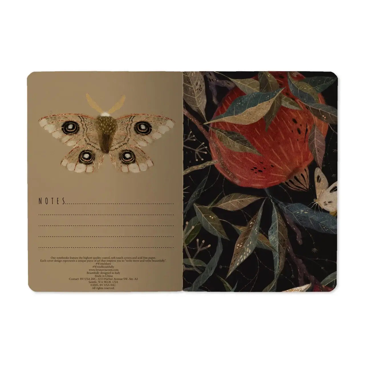 A6 Passport Notebook  - Pom on the Vine