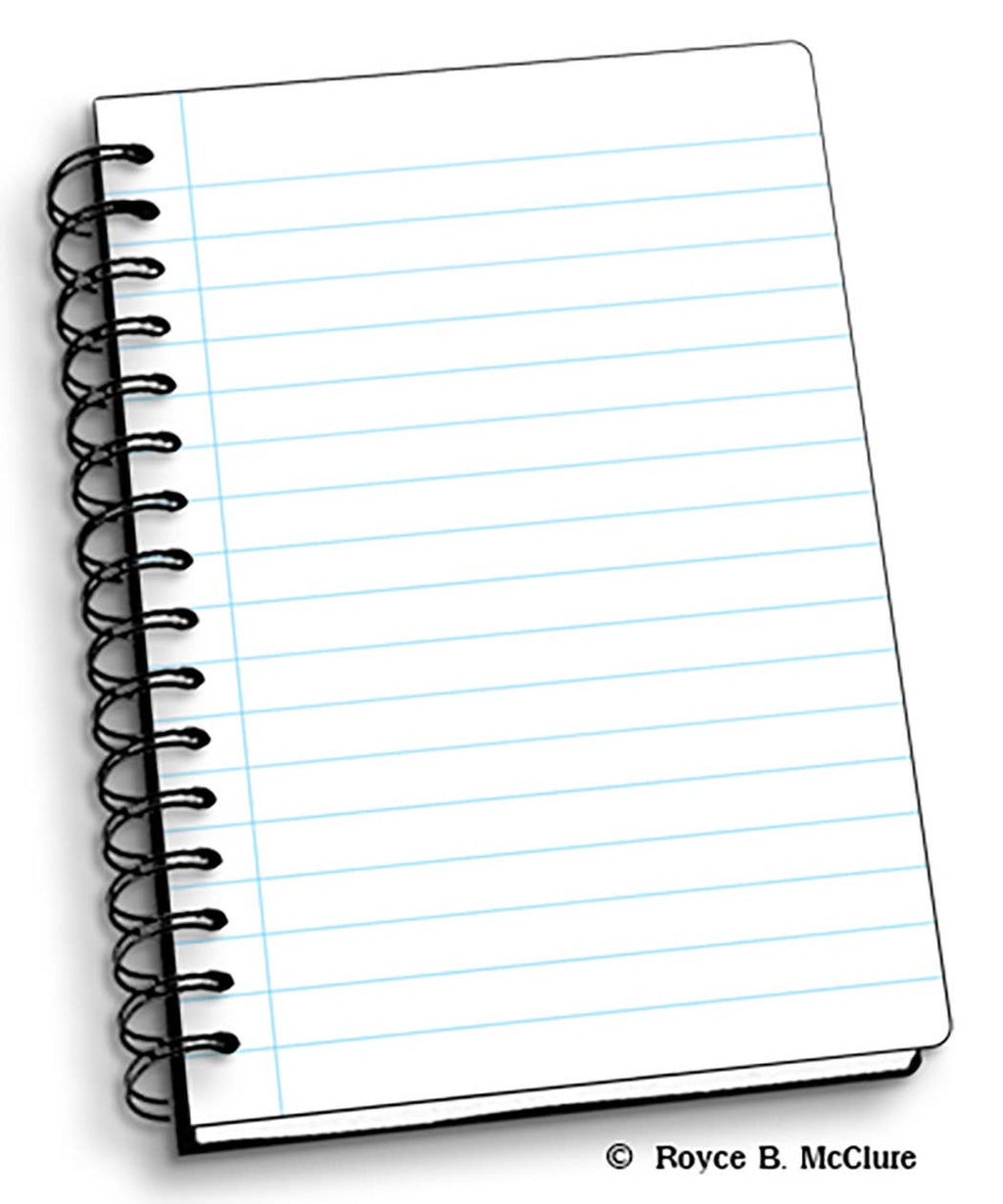 3D Royce Notebook 4" x 6" - Peace Spiral