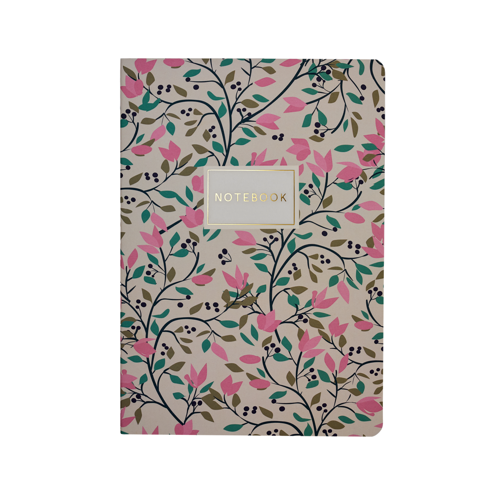 Spring Flowers Notebook a5