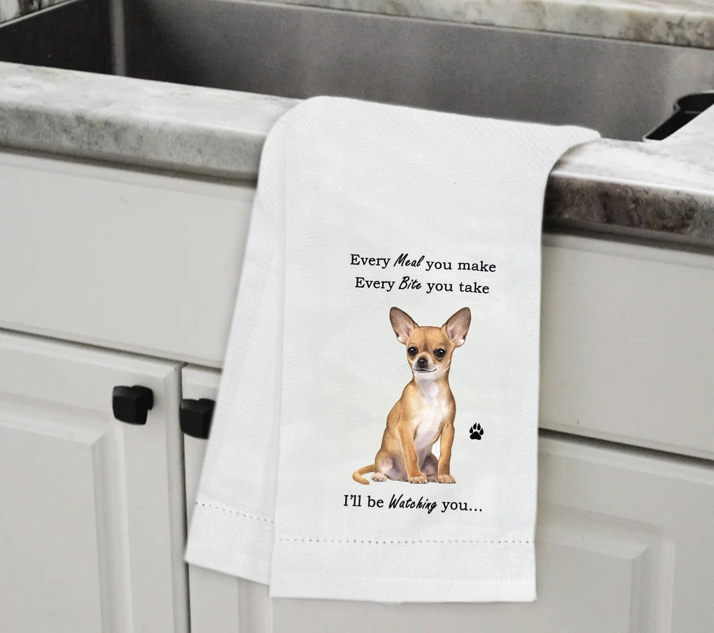 Tan Chihuahua Kitchen Towel