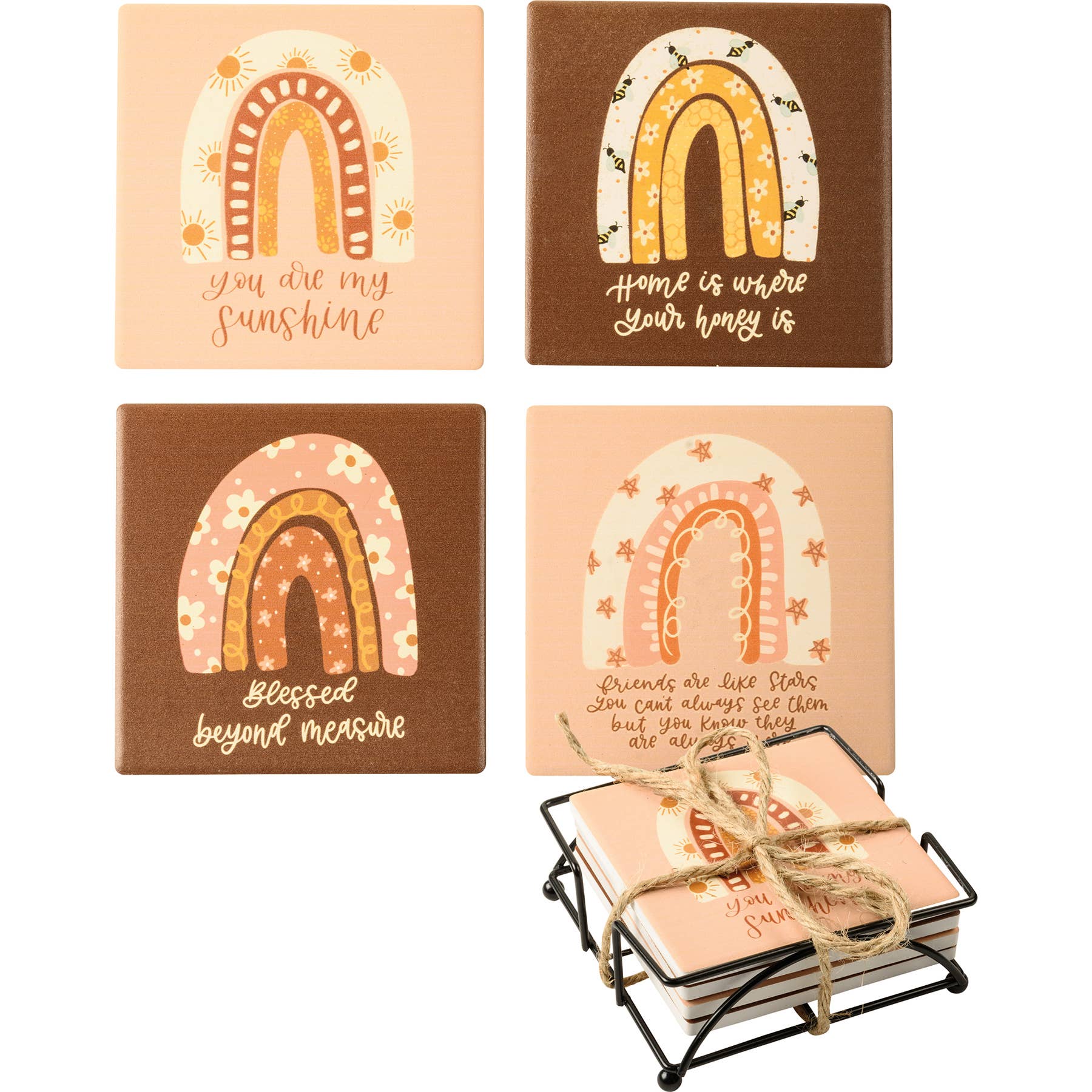 Rainbows Coaster Set