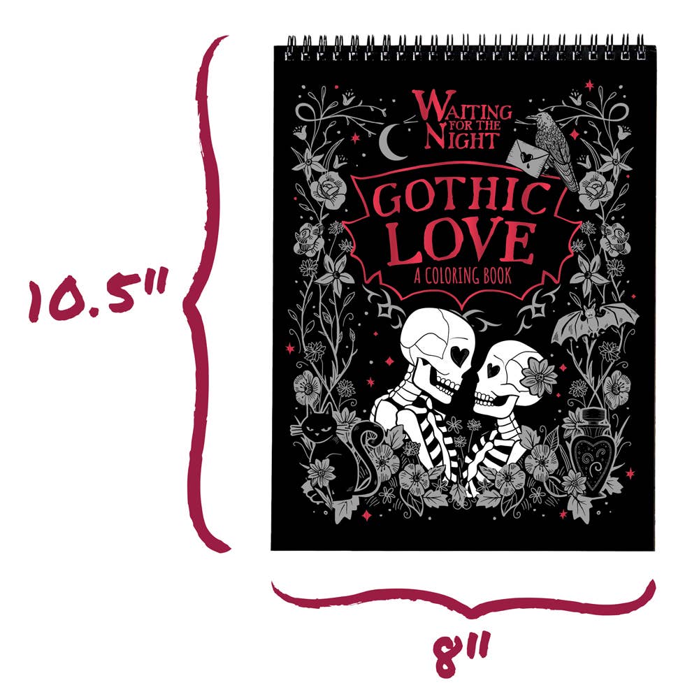 Waiting for the Night Gothic Love Coloring Book
