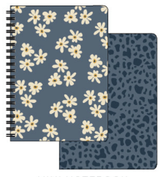 Mini Notebook, Leopard Daisy