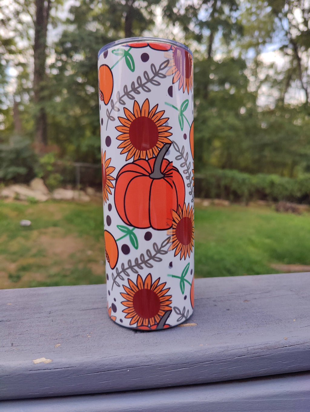 Cozy Fall (white) 20oz Tumbler