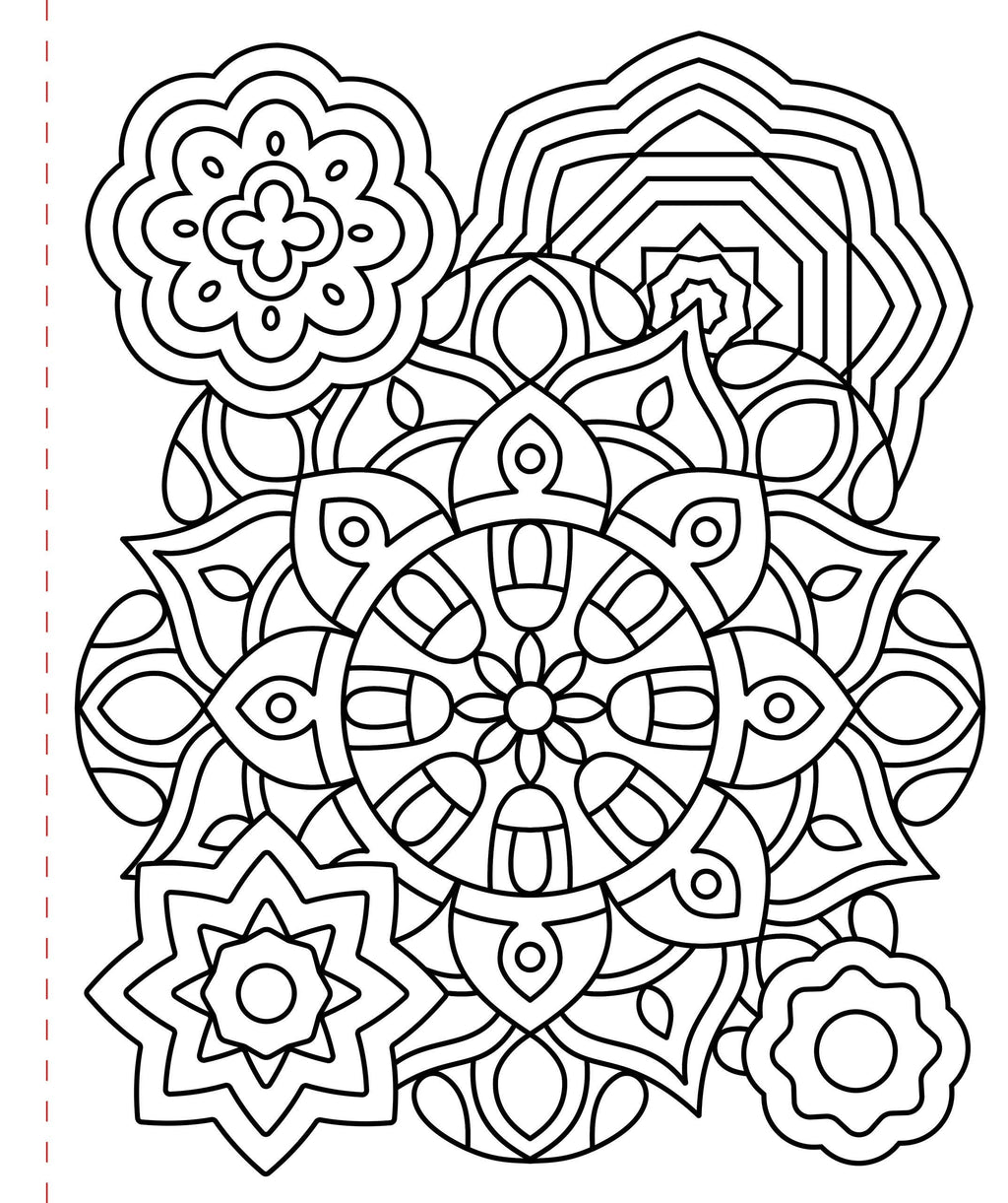 Large Print Coloring Book - Mindfulness