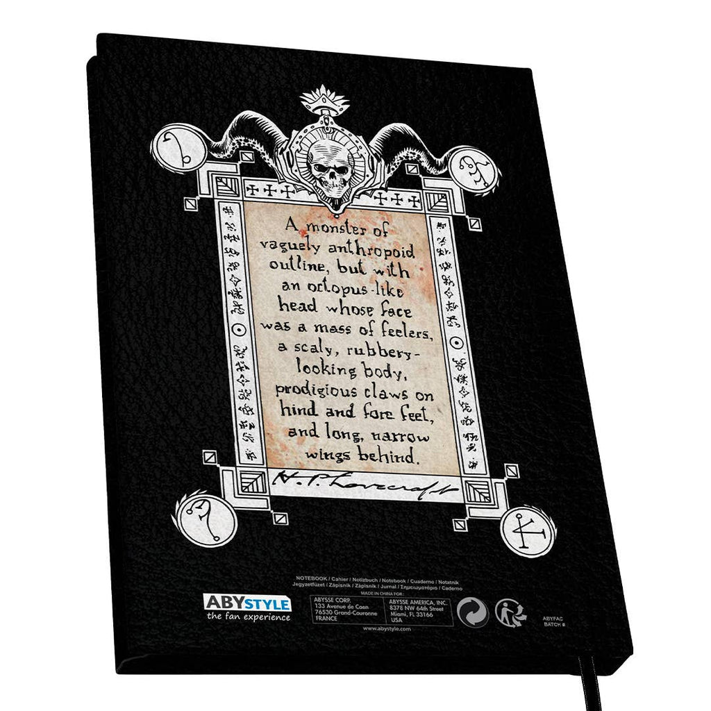 H.P Lovecraft Cthulhu Necromicon Hardcover Notebook