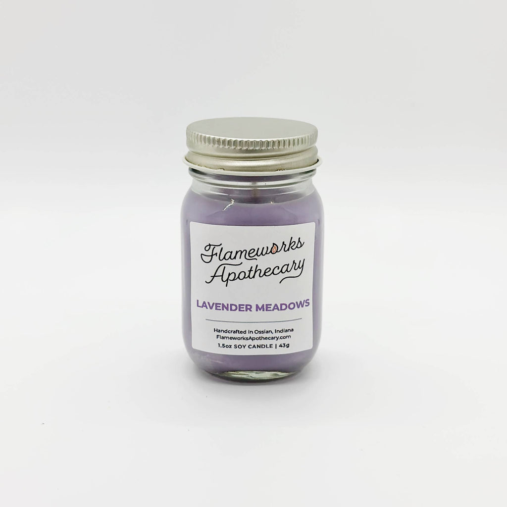 Lavender Meadows 1.5 oz Mini Mason Jar Candle