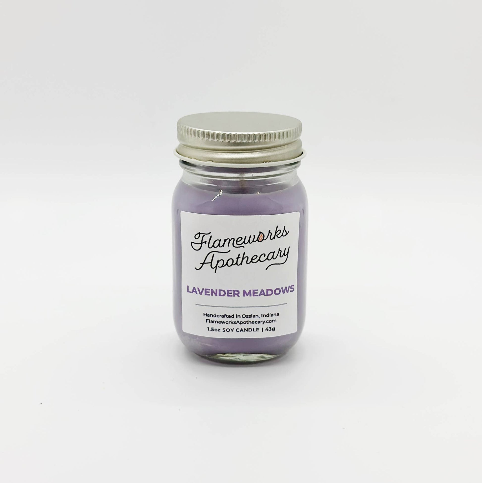 Lavender Meadows 1.5 oz Mini Mason Jar Candle