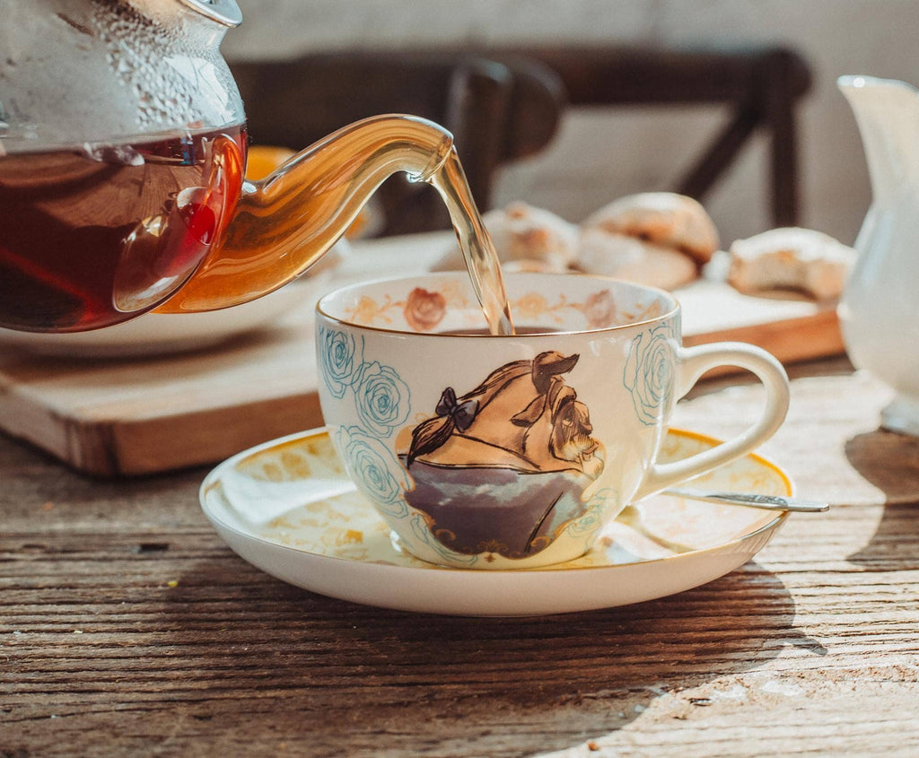 Beauty and the Beast 2 Piece Tea Cup & Saucer Set