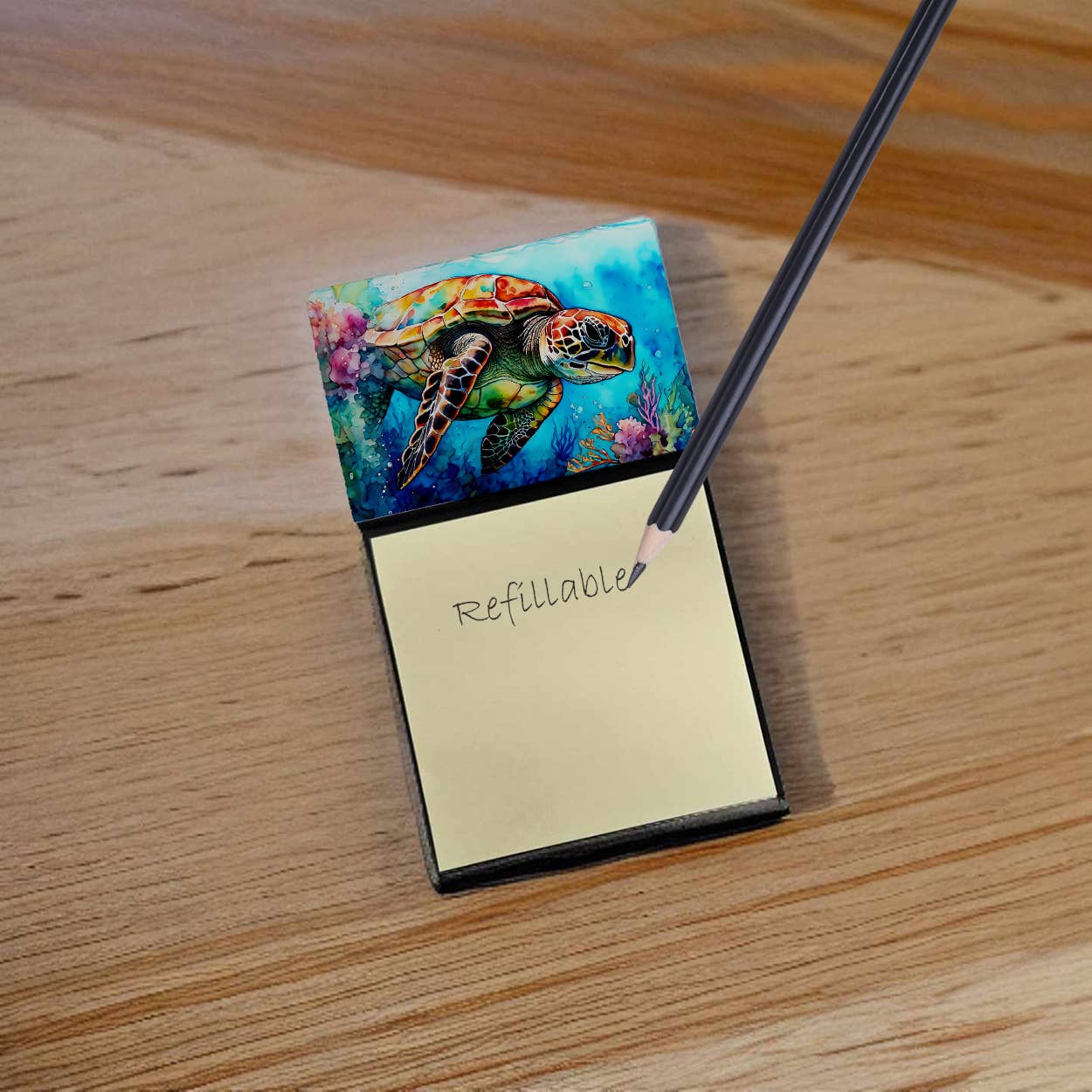 Loggerhead Sea Turtle Sticky Note Holder DAC2809