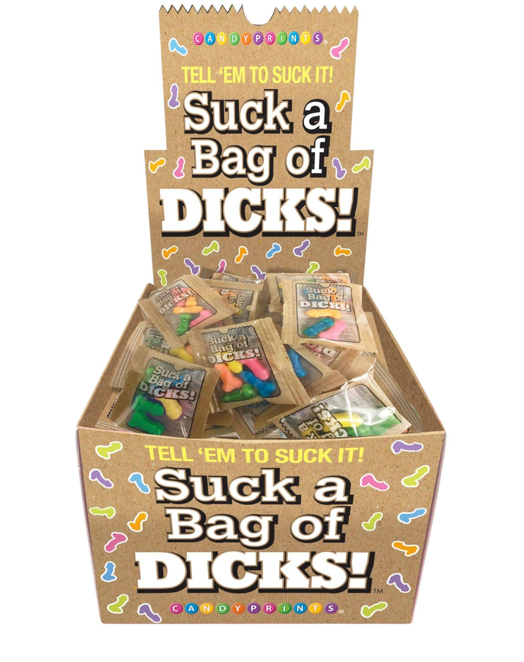 Suck a Bag of Dicks - POP Display of 100