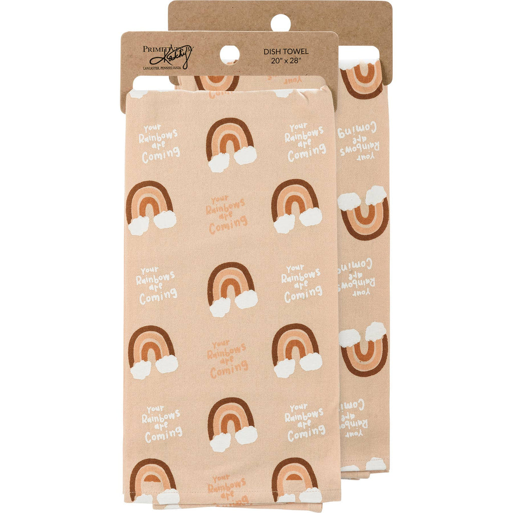 Your Rainbows Are Coming Kitchen Towel