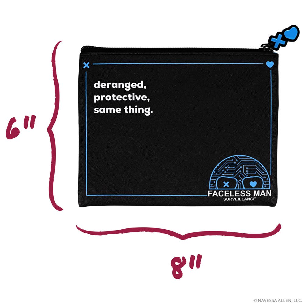 Lights Out: Faceless Man Surveillance Pen & Pencil Pouch