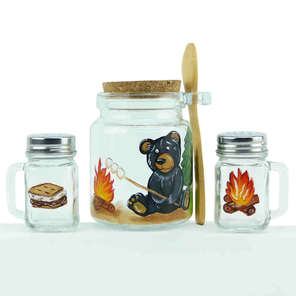 Smores Bear Honey Jar